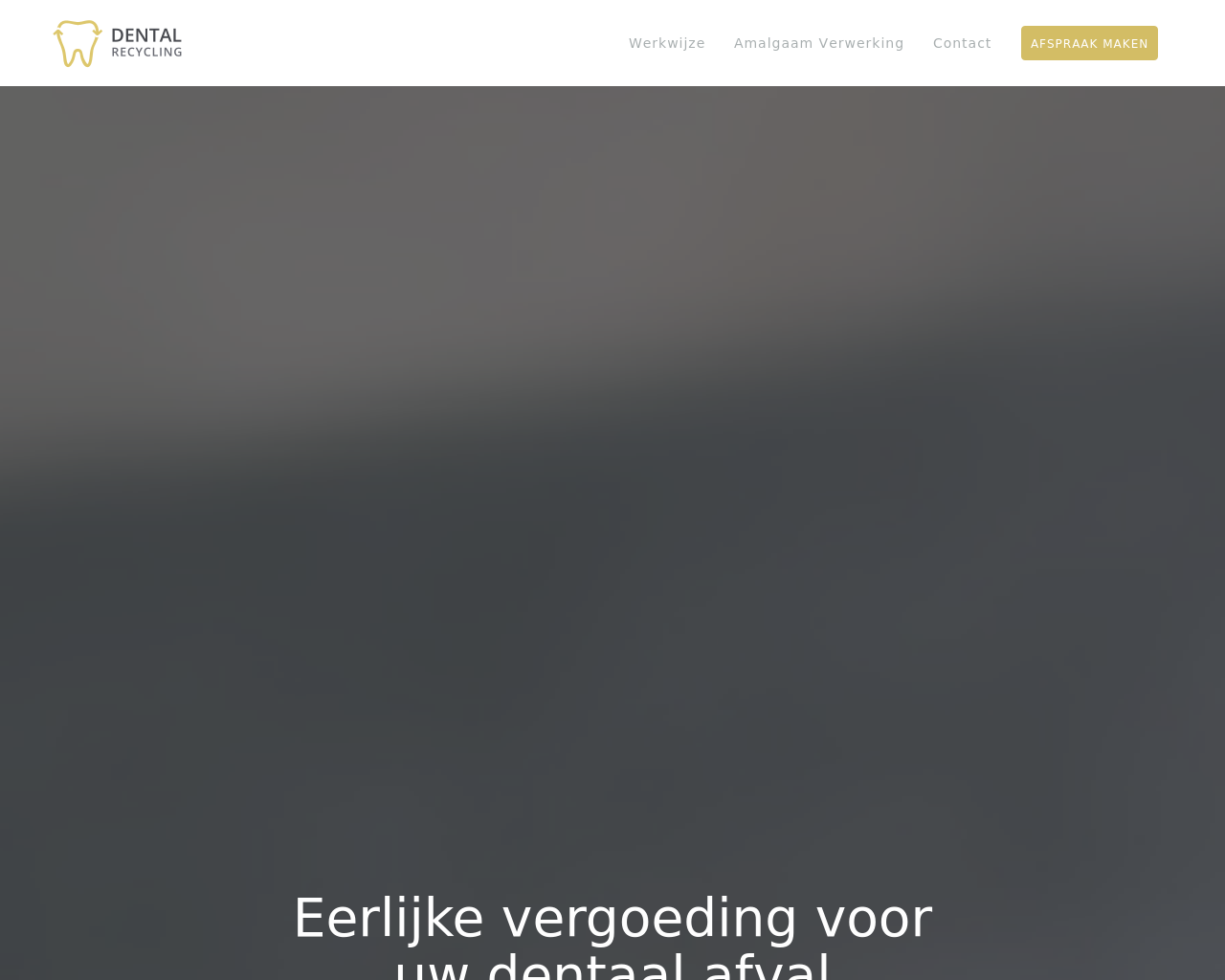 Beeldplaats dentalrecycling.nl in 1280x1024