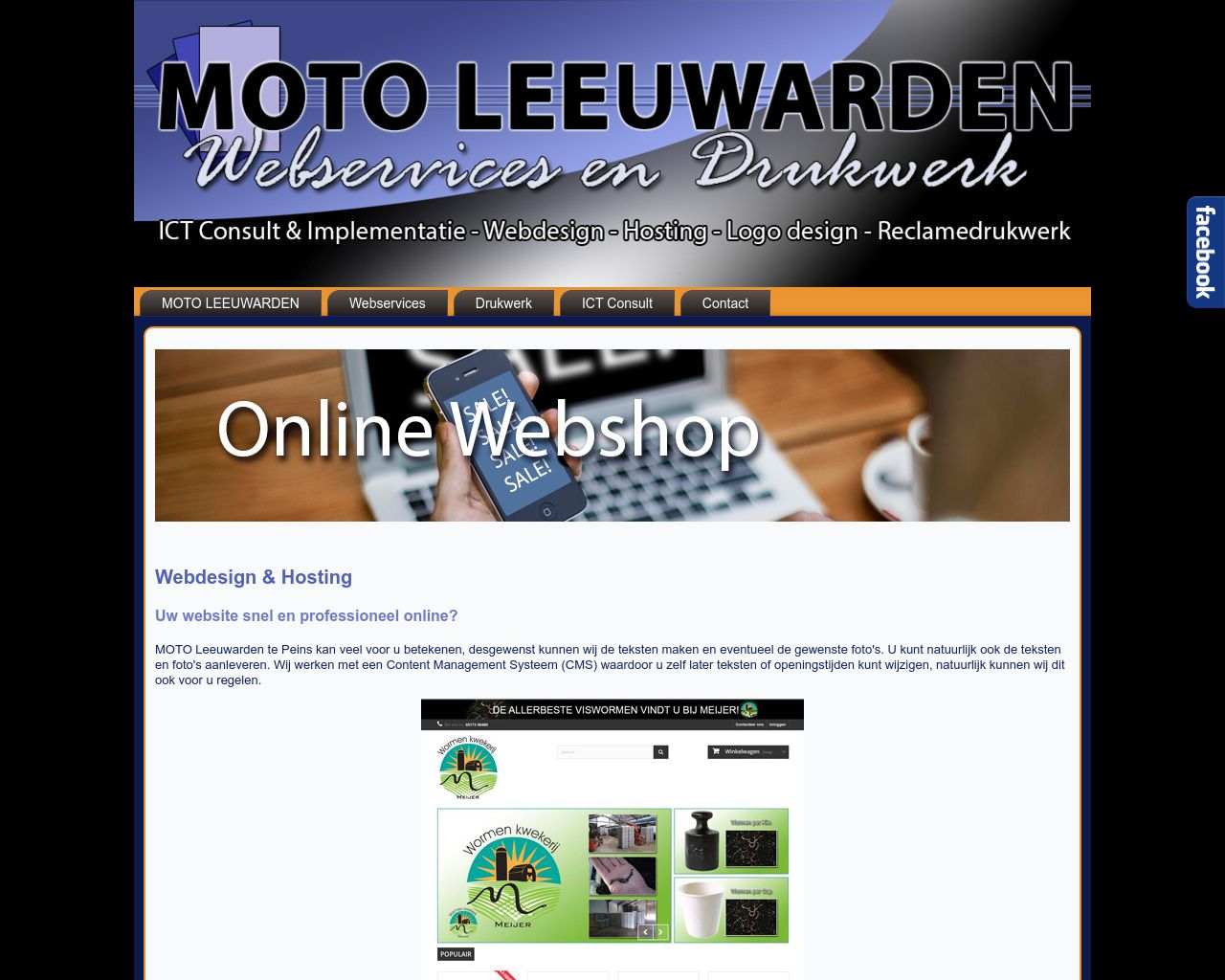 Beeldplaats motoleeuwarden.nl in 1280x1024