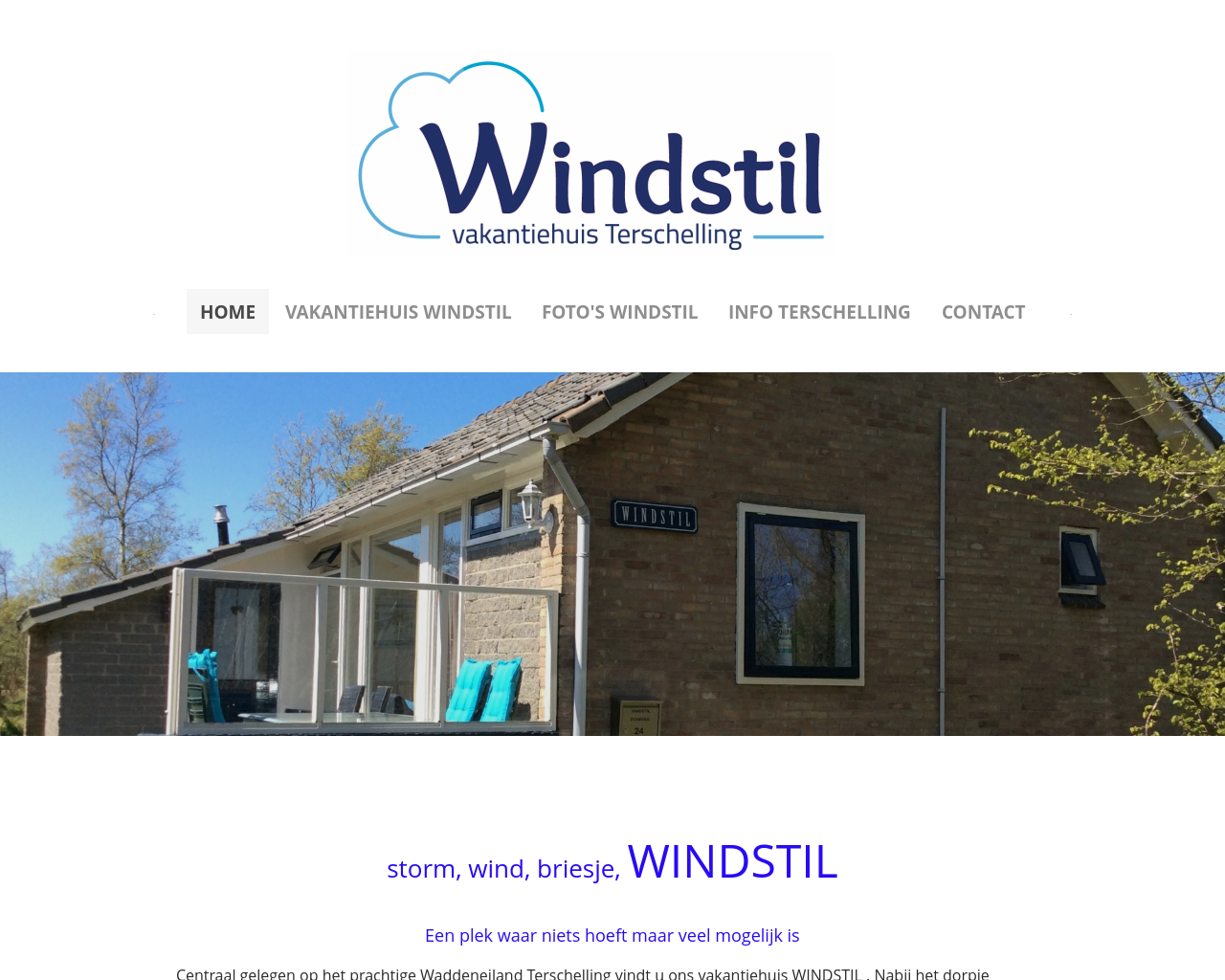 Beeldplaats vakantiehuiswindstil.nl in 1280x1024